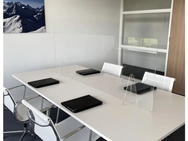 Plexiglas tafelscherm 65x160cm