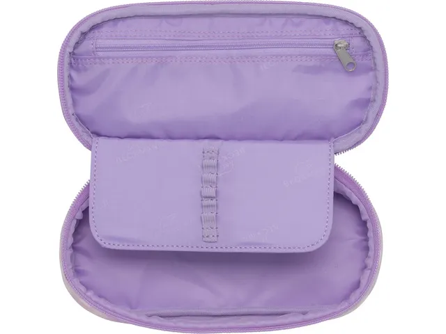 Trousse crayons Beckmann ovale vide Princess Purple violet