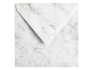 Envelop Papicolor 140x140mm Marble grijs Gegomd - 2