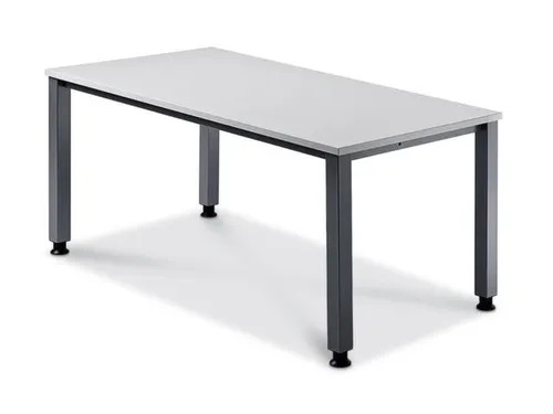In hoogte verstelbaar bureau,HxBxD 680-760x1600x800mm,blad lichtgrijs