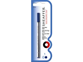 Rollerpenvulling Sheaffer slim medium blauw blister à 1 stuk - 1