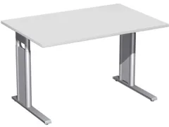 In hoogte verstelbaar bureau,HxBxD 680-820x1200x800mm,blad lichtgrijs
