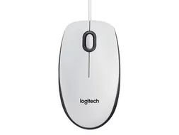 Logitech B100 Muis Wit