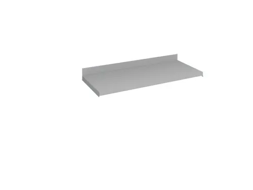 legbord,v. dossierstelling,BxD 750x300mm,vakl. 60kg,staal,RAL7035