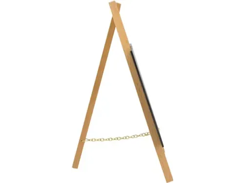tafelkrijtbord Mini, 24x15cm beuk 3-poot, pak van 3 stuks