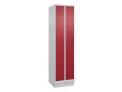 locker,HxBxD 1950x500x500mm,2vak,vak B 250mm,cil.-slot,sokkel