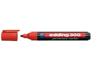 Viltstift edding 300 rond 1.5-3mm rood - 1