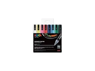 Verfstift Posca PC5M Medium Punt 1,8-2,5mm set à 16 kleuren - 1