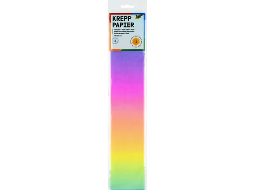 Crêpepapier Folia 50x250cm 10vel 1650 regenboog