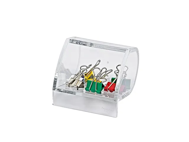 Papercliphouder MAUL 87x77x65mm acryl