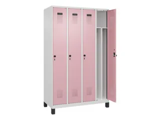 locker voor scheiding van kleding,HxBxD 1950x1200x500mm,4vak - 1