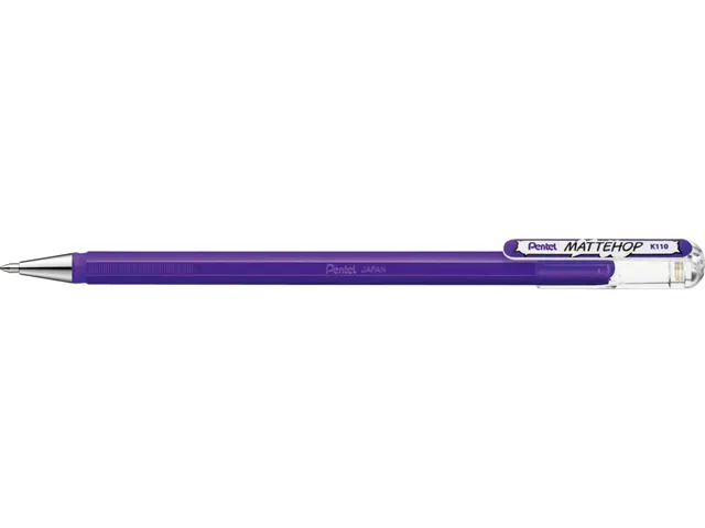 Gelschrijver Pentel K110 Mattehop medium violet