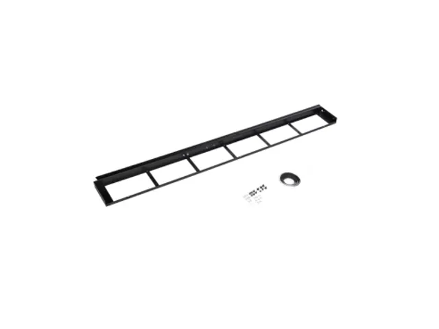 Insluitadapter voor Easy rack, voorzijde, 42U, zwart, 600mm breed