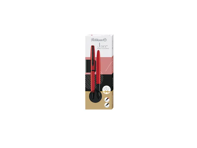 Schrijfset Pelikan Jazz Noble Elegance K36+P36 medium red