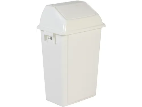 afvalbak,60l,HxBxD 735x460x333mm,wandmontage,romp PP wit