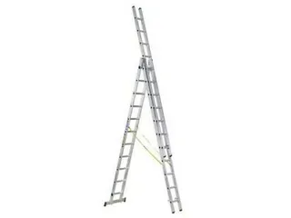 multifunctionele telescoopladder,3x10,sporten,balk L 2,98-6,65m - 1