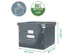 Hangmappenbox Click & Store 320x240x335mm Zwart A4 86% gerecycled kart