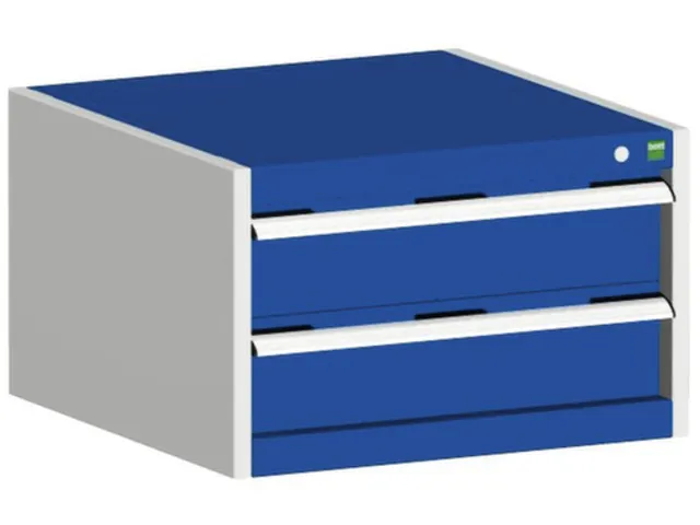 ladekast,HxBxD 400x650x525mm,2lade(n),m. lade voor normale belastingen