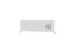 MAULconnecto scheidingsysteem 160x50cm Lichtgrijs Frame Wit