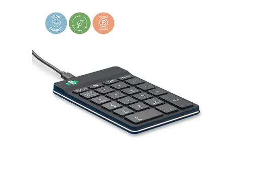 Numeriek Toetsenbord R-Go Numpad Break bedraad Zwart