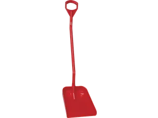 Ergonomische Schop Lange Steel Groot Blad Rood - 1