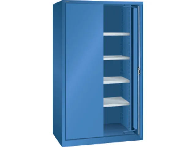 zwaarlastkast met zwenkdeuren,HxBxD 1950x1146x690mm,lak RAL5019