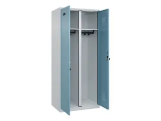 locker voor scheiding van kleding,HxBxD 1850x800x500mm,2vak - 1