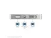 OUTLET Aluminium A/v Reisadapter 4-in-1 Usb-c Naar Vga, Dvi, Hdmi Of M
