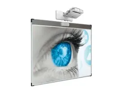 Projectiebord Extraflat 128x201cm 16:10 mat wit finger touch