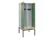 locker met bank,voor scheiding van kleding,HxBxD 2120x800x815mm,2vak