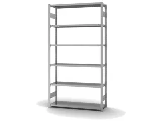 magazijnstelling,grondveld,HxBxD 2500x1360x435mm,vakl. 180kg - 2