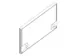 cloison de table insonorisant Hxl 480x800mm paroi tissu anthracite