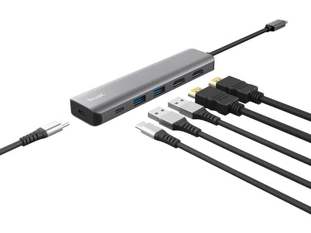 Trust Dalyx 6-in-1 USB-C Multiport Adapter met HDMI 4K