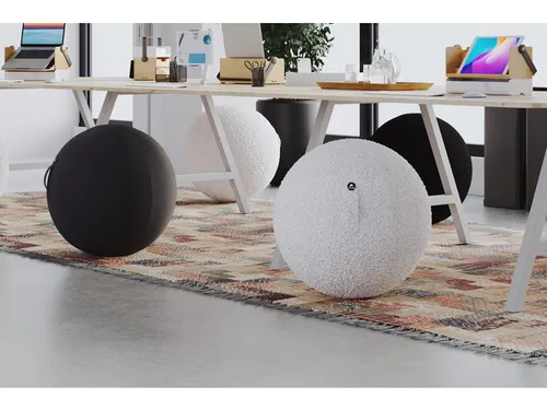 Ergoball ergonomische zitbal wit Ø 65 cm.