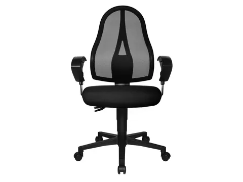 Bureaustoel Topstar Open Point P zwart stof netrug