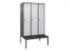 locker voor scheiding van kleding,HxBxD 2120x1200x815mm,3vak