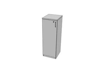 kantoorkast,HxBxD 1155x400x445mm,MP-lichtgrijs - 1