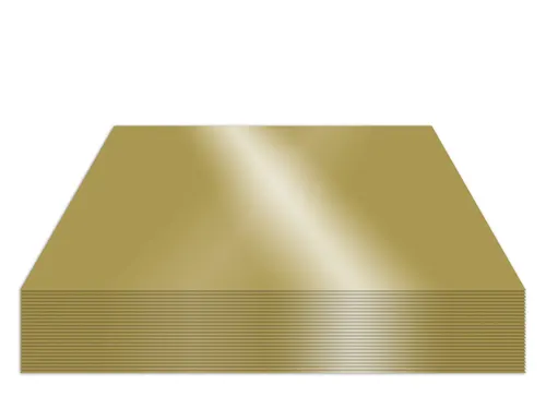 Fotokarton Kangaro 50x70cm 300gr goud zijdeglans pak 25 vel