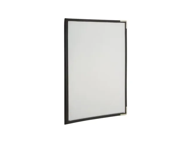 Menukaart Securit A4 2-delig voor 4 pagina's transparant 3 stuks