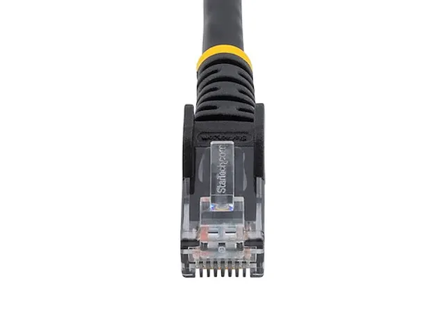 10m RJ45 UTP Cat6 Gigabit Netwerkkabel Patchkabel zwart