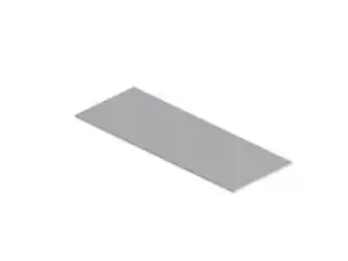OUTLET Claudius Legbord T.b.v. Roldeurkast 120cm Aluminium Metallic - 1