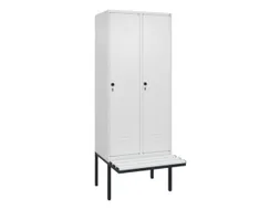 locker voor scheiding van kleding,HxBxD 2120x800x815mm,2vak