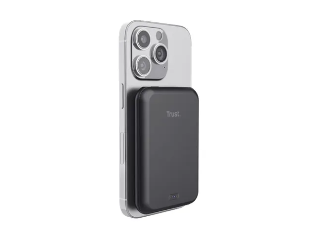 Trust 24877 Magno Draadloze magnetische powerbank 5.000 mAh Zwart