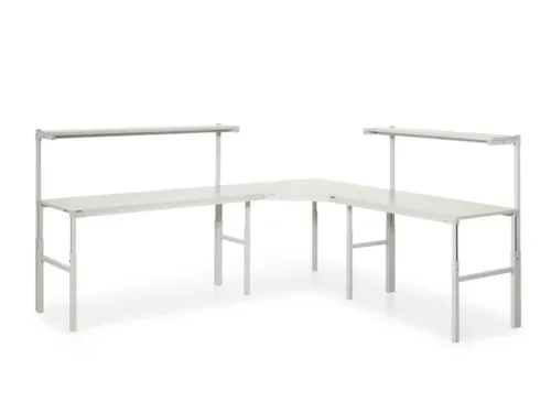 ESD-koppelelement voor montagetafel 90 ° BxD 1100x700mm blad grijs