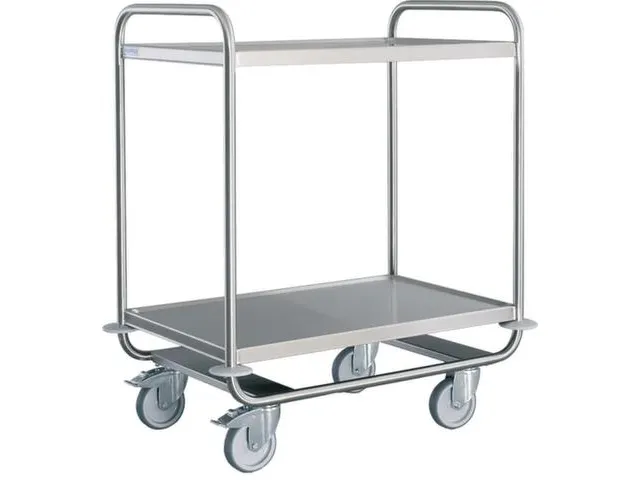 Kantinewagen Rvs Draagverm. 120Kg Laadvl. Lxb 1000X600Mm 2Etages