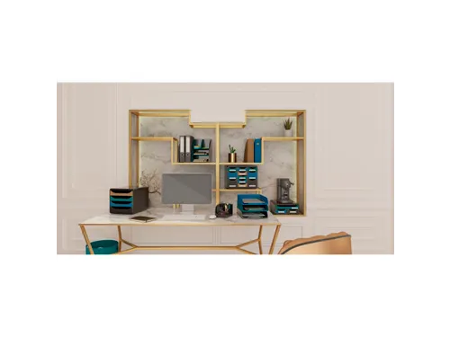 Brievenbak A4 Combo Styli Neo Deco Zwart