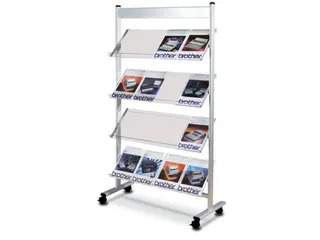 Folderrek Voor 16x Din A4 A 4 Crylglas Houders 1600x910x350 - 1