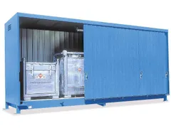 stellingcontainer v. gevaarlijke stoffen,max. 6xIBC,staand