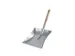 Stofblik Cleaninq verzinkt houten steel 23x21 cm