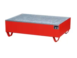 Systeem-Opvangbak 2x 200l Rood 215l 60x 1200x 800mm Rooster